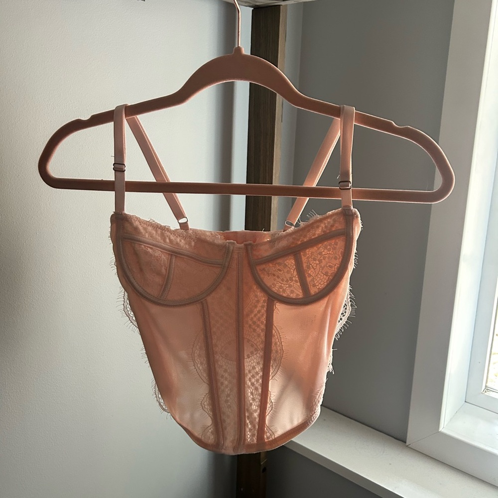Pacsun Pink Corset Top